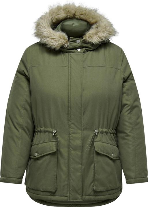Produktbild Only Kapuze mit abnehmbarem Kunstfell-Rand Curve Parka Langer Parka (L)