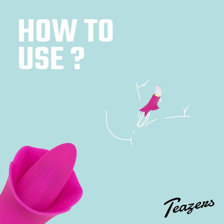 Actual product image Teazers Clitoris Stimulator With Thong - Pink