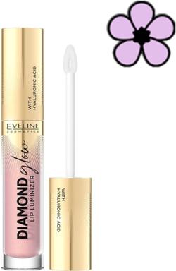 Produktbild Eveline Diamond Glow Lip Luminizer lip gloss 03 Caramel I (03 Caramel Ice Cream)