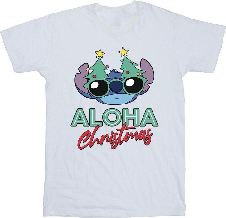 Immagine prodotto Disney Lilo And Stitch Christmas Tree Shades Maglietta Uomo (XL)