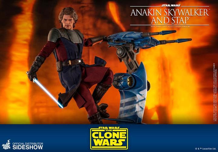 Immagine prodotto Hot Toys Star Wars - The Clone Wars "Anakin Skywalker & STAP" Figura in scala 1/6