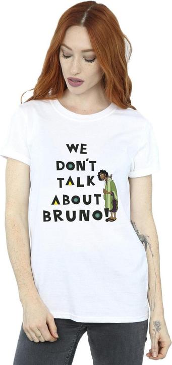 Actual product image Disney Womens/Ladies Encanto We Dont Talk About Bruno Boy Cotton Boyfriend T-Shirt (3XL)