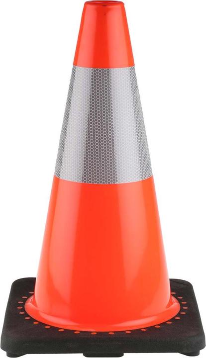 Rs Pro Rubber Base Traffic Cone, 45cm