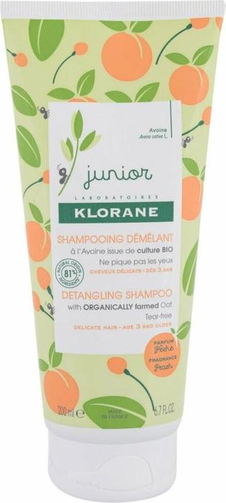 Image du produit Klorane Junior Peach (200 ml, Shampoing liquide)