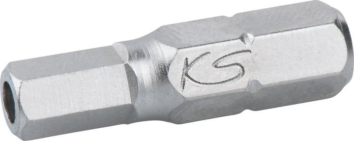Produktbild KS Tools 1/4 Bit Innensechskant mit Bohrung. 25mm. 3/16 9 (25mm)