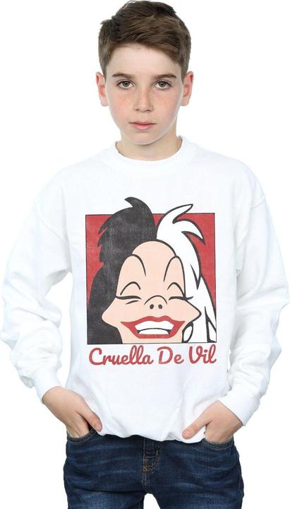 Image du produit Disney - Sweat CRUELLA DE VIL CROPPED HEAD - Garçon (152, 158)