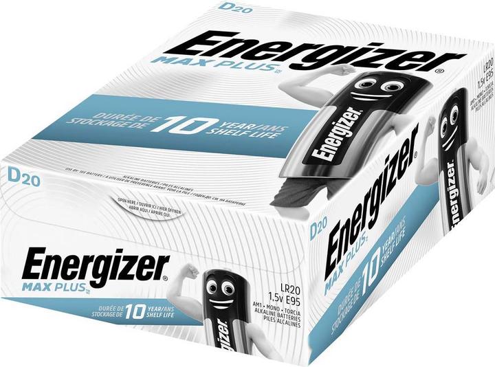 Actual product image Energizer Max Plus (20 pcs., D, 16000 mAh)