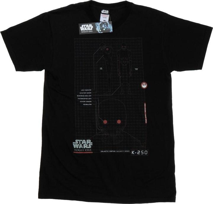 Produktbild Star Wars Rogue One K2SO Schematic TShirt (3XL)