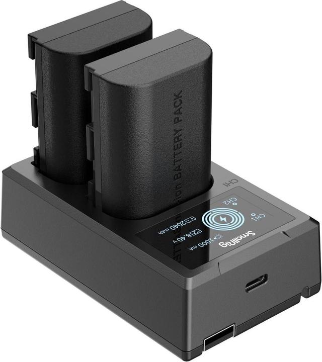 SmallRig LP-E6NH Camera Battery and Charger Kit 3821 (Rechargeable battery)