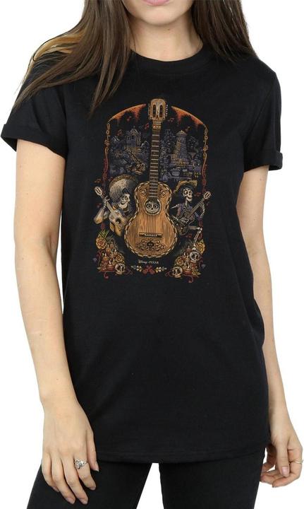 Immagine prodotto Disney Coco Guitar Poster Maglietta Ampia Donna (XL)