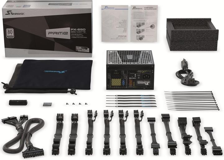Actual product image Seasonic Prime PX (650 W)