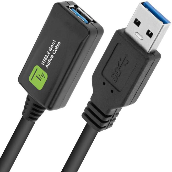 Image du produit Techly Câble répéteur USB 3.0 5m (5 m, USB 3.2 Gen 1)