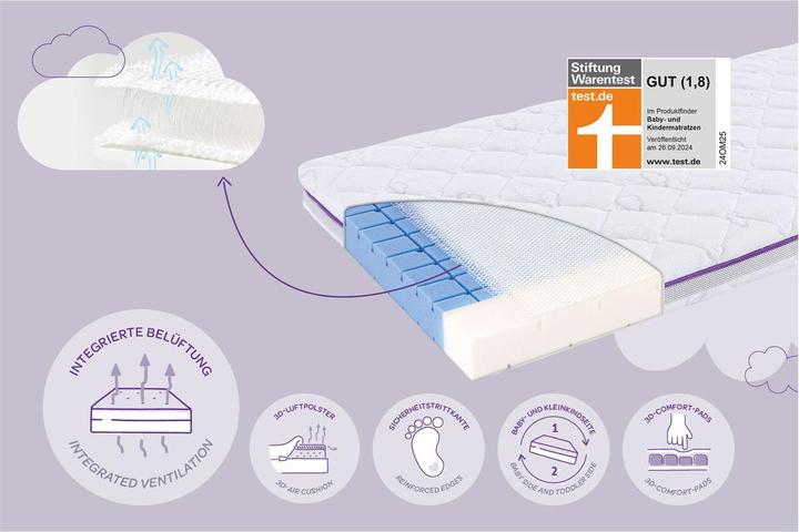 Produktbild Träumeland Babymatratze Brise (60 x 120 cm)