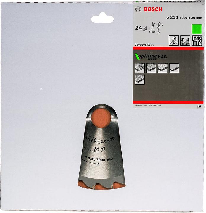 Productafbeelding Bosch Professional Zubehör Cirkelzaagblad Optiline Wood