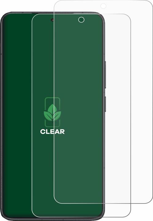 Actual product image ScreenLeaf Screen Protector sustainable Screen Protection, clear, anti-scratch (2 Piece, Xiaomi Redmi Pro)