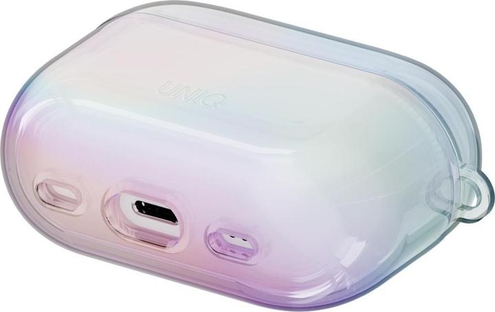 Actual product image Uniq Case Iridescia for AirPods Pro 2 Hang Case holo quartz