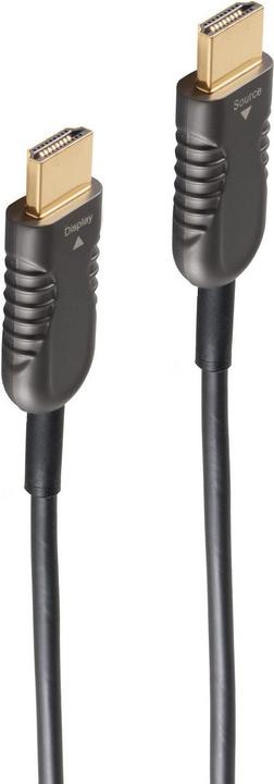 Image du produit Shiverpeaks BASIC-S Câble HDMI AOC, 4K, noir, 50 m HDMI A mâle (50 m, HDMI)
