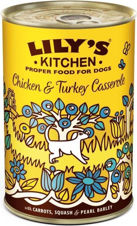 Actual product image Lily's Kitchen Chicken and turkey (Adult, Senior, Junior, 6 pcs., 2400 g)