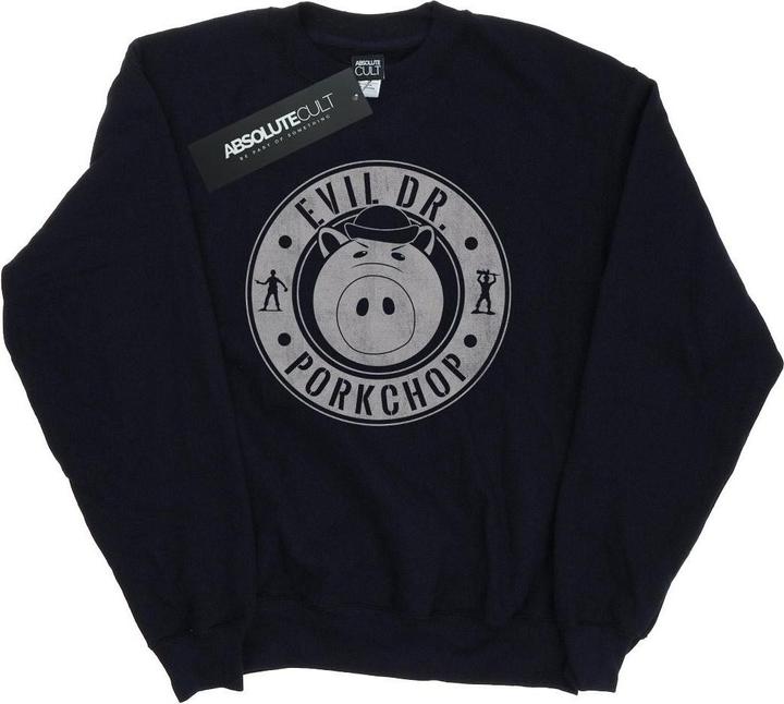 Actual product image Disney Womens/Ladies Toy Story Evil Dr Pork Chop Sweatshirt (S)