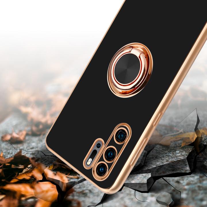 Image du produit Cadorabo Housse pour Huawei P30 PRO en TPU avec protection pour appareil photo et anneau LM089 Style (Huawei P30 Pro)