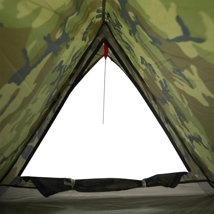 Actual product image VidaXL Camping tent 2 person camouflage pattern waterproof (Dome tent, 1.40 kg, 2 persons)