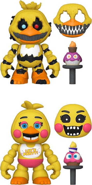 Image du produit Funko Five Nights at Freddy's figurines Snap Nightmare Chica & Toy Chica 9 cm