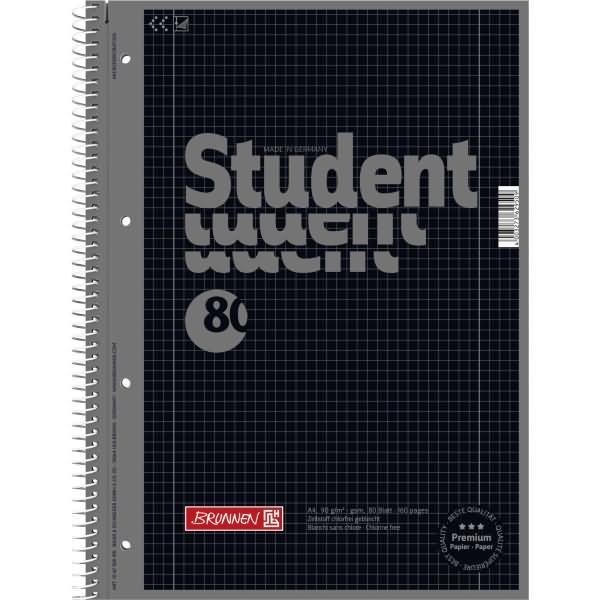 Produktbild Collegeblock (A4, Kariert, Kein Einband)