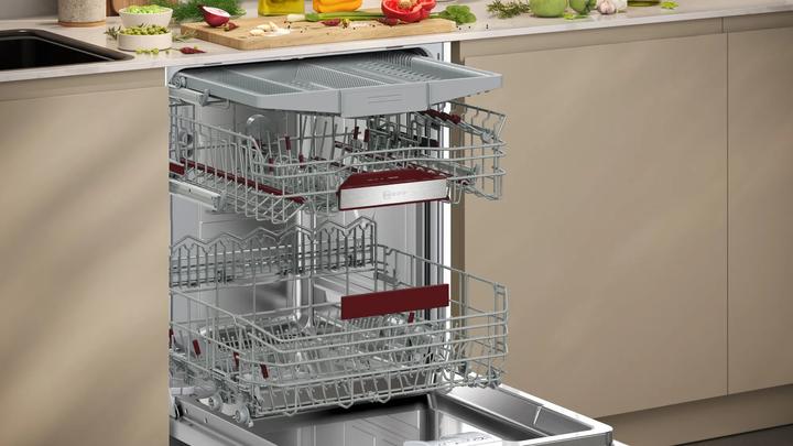 Produktbild Neff N 50, Geschirrspüler integrierbar, 60 cm, Gebürsteter Stahl, XXL, S245ECS15E