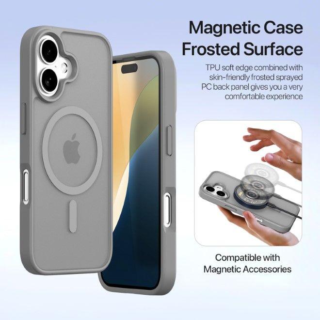 Produktbild Dux Ducis Lawa Series MagSafe Kunstleder Bookcover Hülle (Apple iPhone 16 Plus)