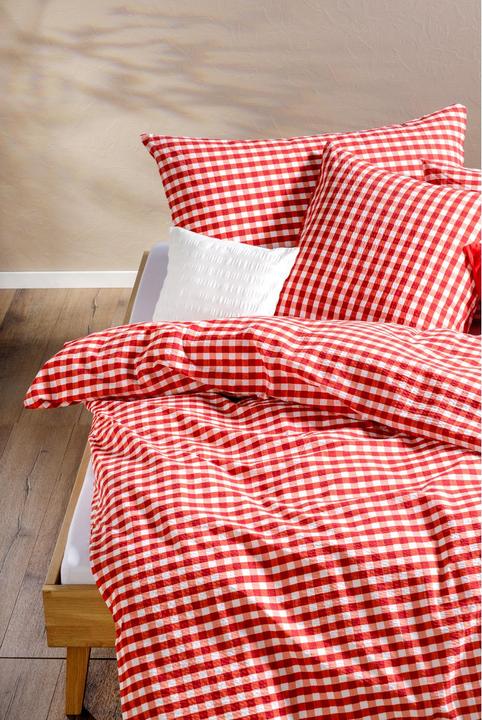 Immagine prodotto Night Fashion Controlla il rosso/bianco (Copripiumino, 160 x 210 cm)