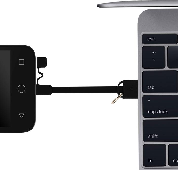 Actual product image Moxie Micro USB Mini Keychain Cable (0.10 m, USB 1.0)