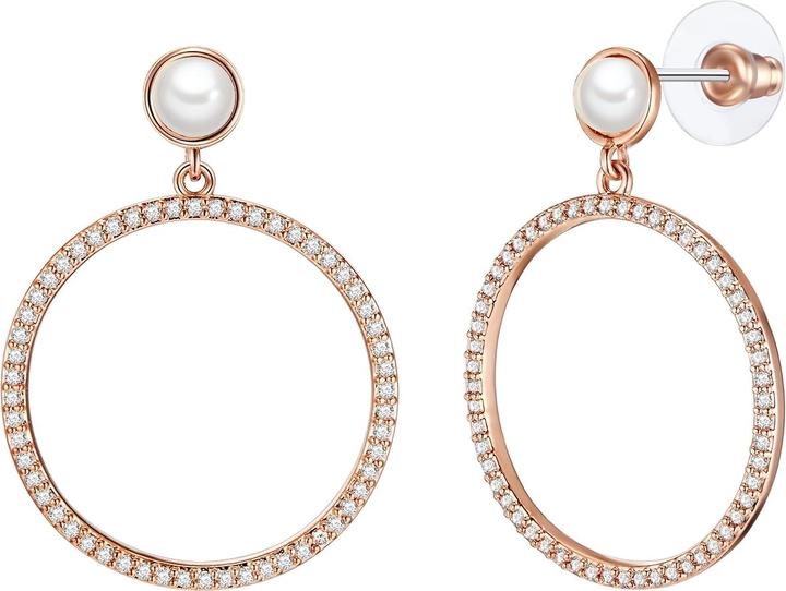 Image du produit Lulu & Jane Laiton Zirconia Perle de culture or rose - 33068 (Laiton)