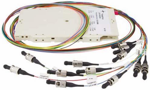 Image du produit Telegärtner TEGA H02050A0060 Cassette d'épissure télécom 50/125µ 12 couleurs Connecteur