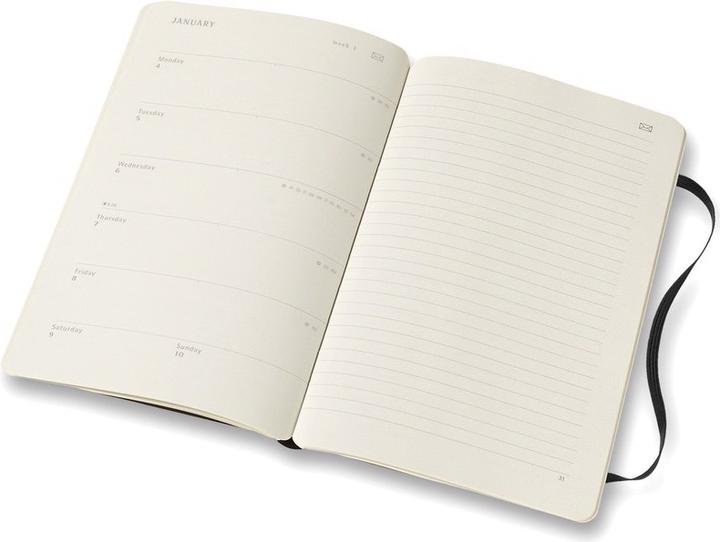Produktbild Moleskine Smart Writing Calender (Quer, Harter Einband, Deutsch)