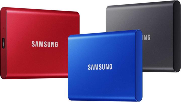 Actual product image Samsung Portable T7 Red (2000 GB)