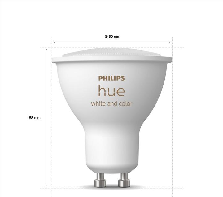 Image du produit Philips Hue Set de démarrage White & Color Ambiance (GU10, 5.70 W, 350 lm, 3 x, G)