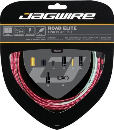 Jagwire Road Elite Link Bremszugset (Hinterradbremse, Bremsset)