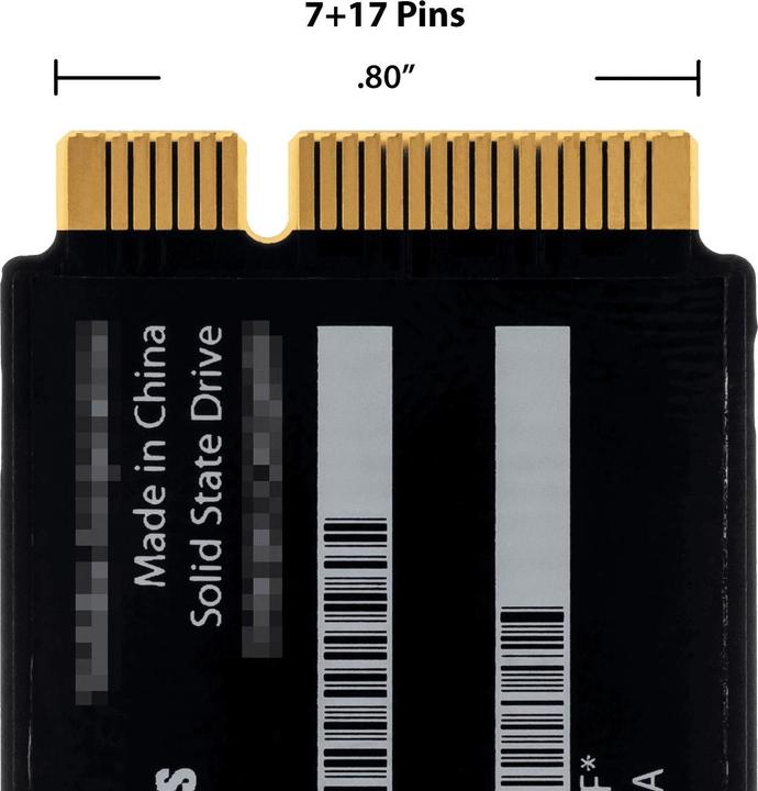 Actual product image CoreParts 256GB SSD for Apple (256 GB, 2.5")