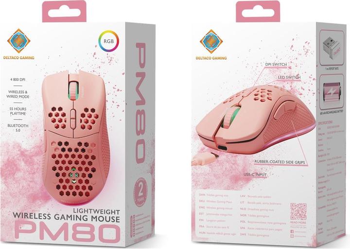 Actual product image Deltaco Gaming GAM-120-P (Wireless, Cable)