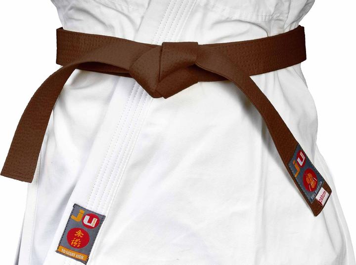 Actual product image Ju-Sports Budo belt brown