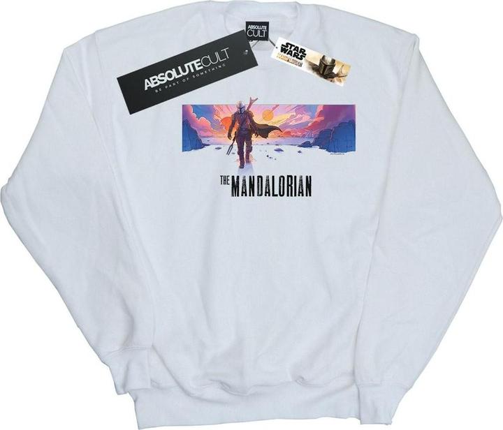 Actual product image Star Wars Mens The Mandalorian Landscape Sweatshirt (4XL)