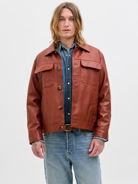 Produktbild Jack & Jones Lederjacke Lederjacke (XL)