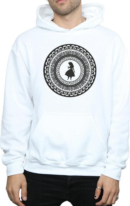 Actual product image Disney Mens Alice In Wonderland Circle Hoodie (M)