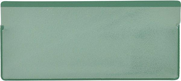 Produktbild Valdemar Krog Etikettentaschen, VE 50 Stk, mit Magnetstreifen, BxH 110x50 mm, grün