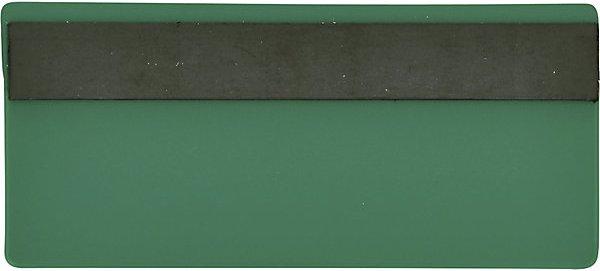Produktbild Valdemar Krog Etikettentaschen, VE 50 Stk, mit Magnetstreifen, BxH 110x50 mm, grün