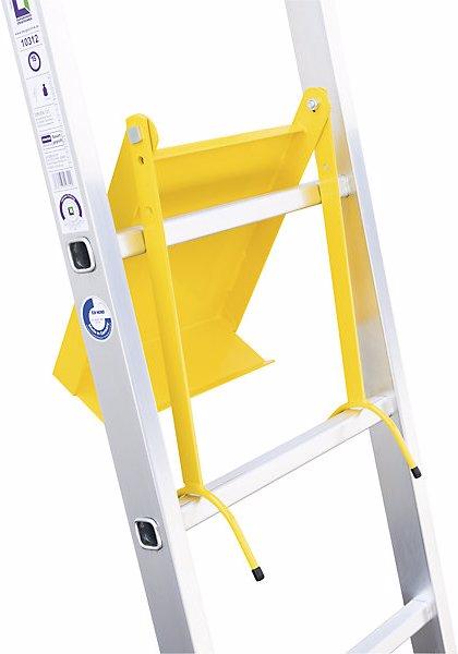 Actual product image Munk R13 step hook-on platform, for rung ladders, powder coated, LxW 375 x 282 mm. (Scaffolding, 37.50 cm)