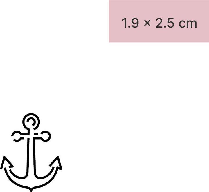 Produktbild minink Temporäres Tattoo – Kleiner Anker
