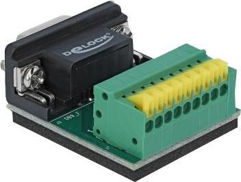Image du produit Delock Adaptateur Sub-D 9 Pin F Terminalblock 9 Pin 0 cm