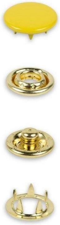 Actual product image Prym Nähfrei-Druckknöpfe Jersey 12 mm gelb 20 St.