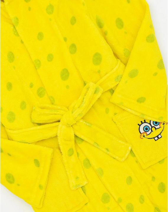 Actual product image Spongebob Squarepants Childrens/Kids Face Dressing Gown (128)